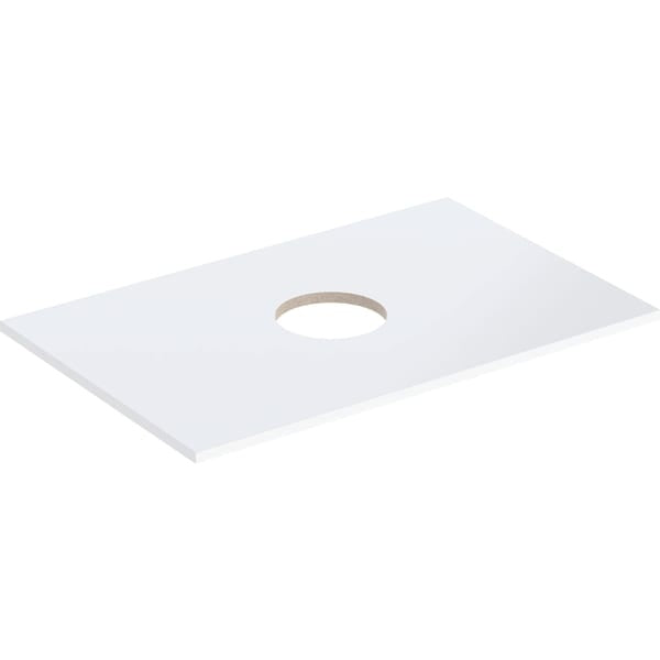 Geberit Aniara Worktop - 750mm - Gloss White Silk