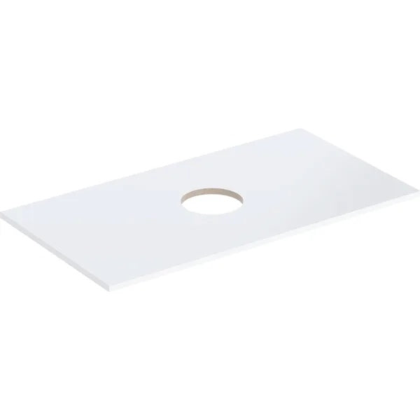 Geberit Aniara Worktop - 900mm - Gloss White Silk