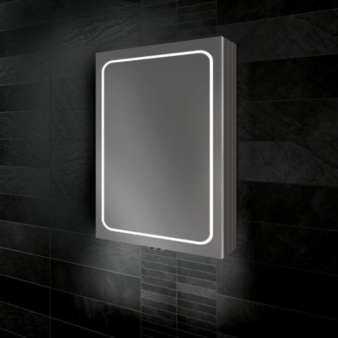 HIB Vapor Proximity Sensor Bathroom Mirrored Cabinet - 700mm x 500mm