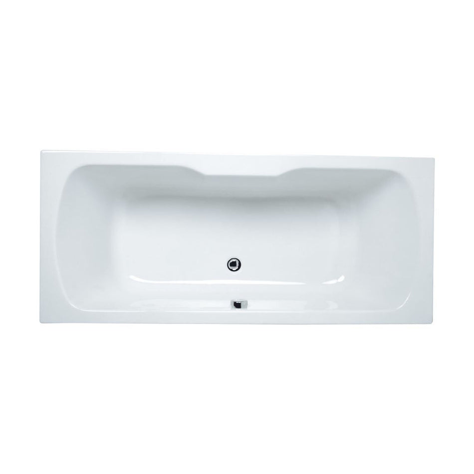 Vitra Optima Double Ended Bath - 1700mm x 750mm - No Tap Hole - White