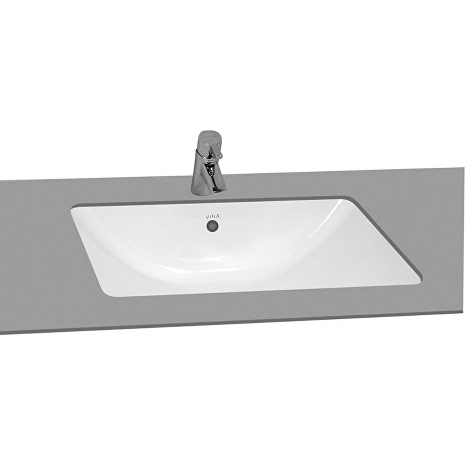 Vitra S20 Undercounter Basin - 530mm Wide - 1 Tap Hole - White