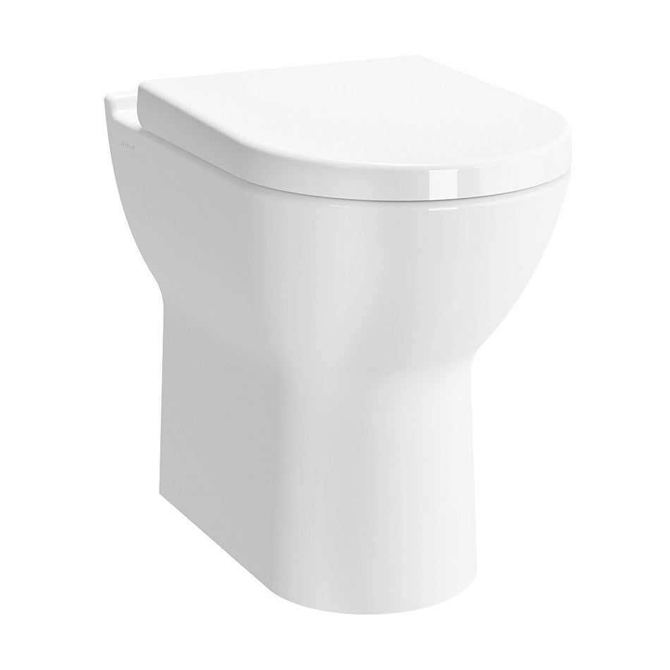 Vitra S50 Comfort Height Back To Wall Toilet Pan - White