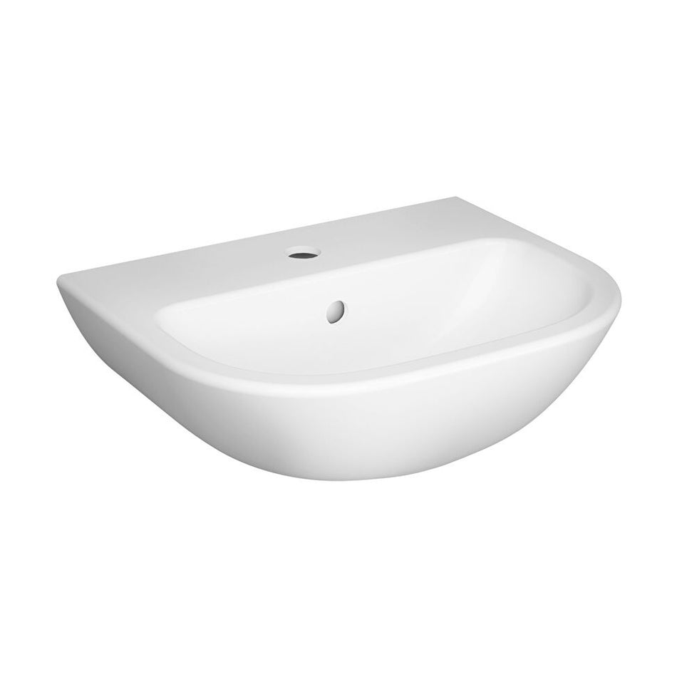 Vitra S20 Cloakroom Wall Hung Basin- 450mm Wide - White