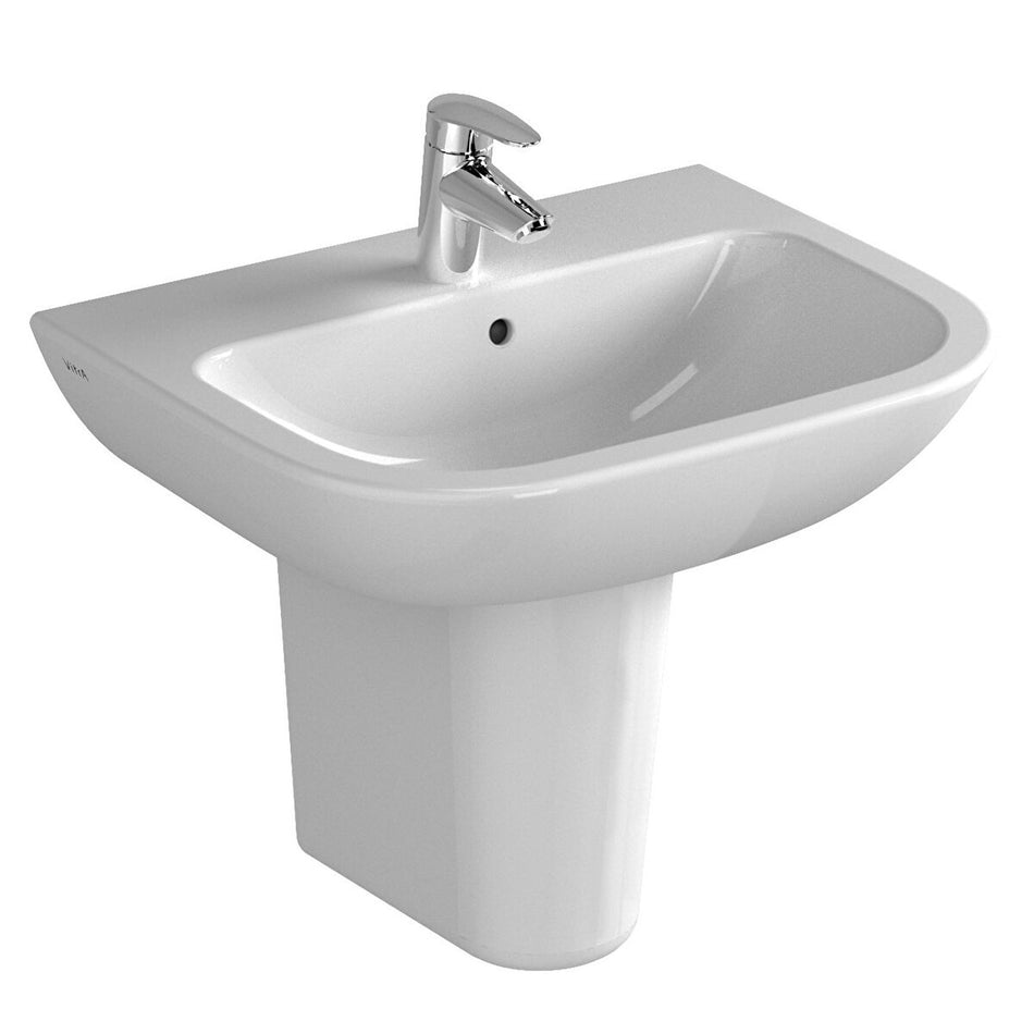 Vitra S20 Wall Hung Basin- 550mm Wide - White