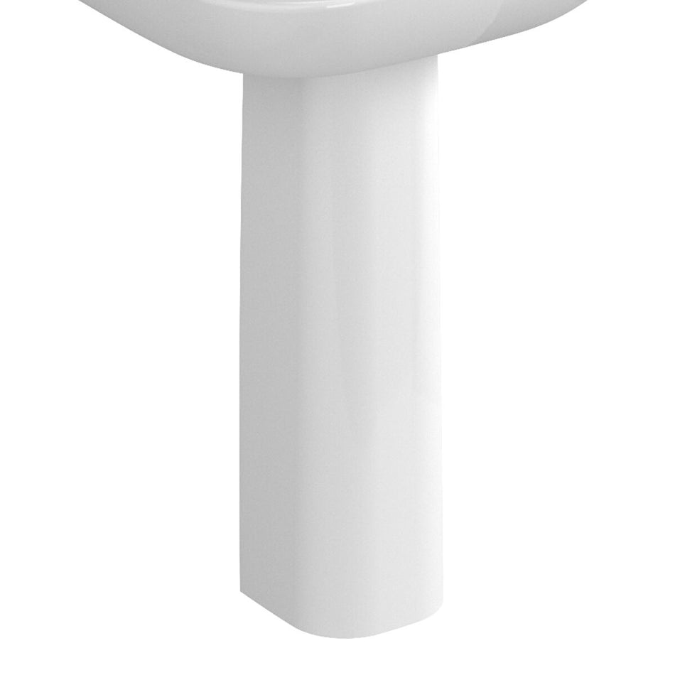 Vitra S20 Column Full Pedestal - White