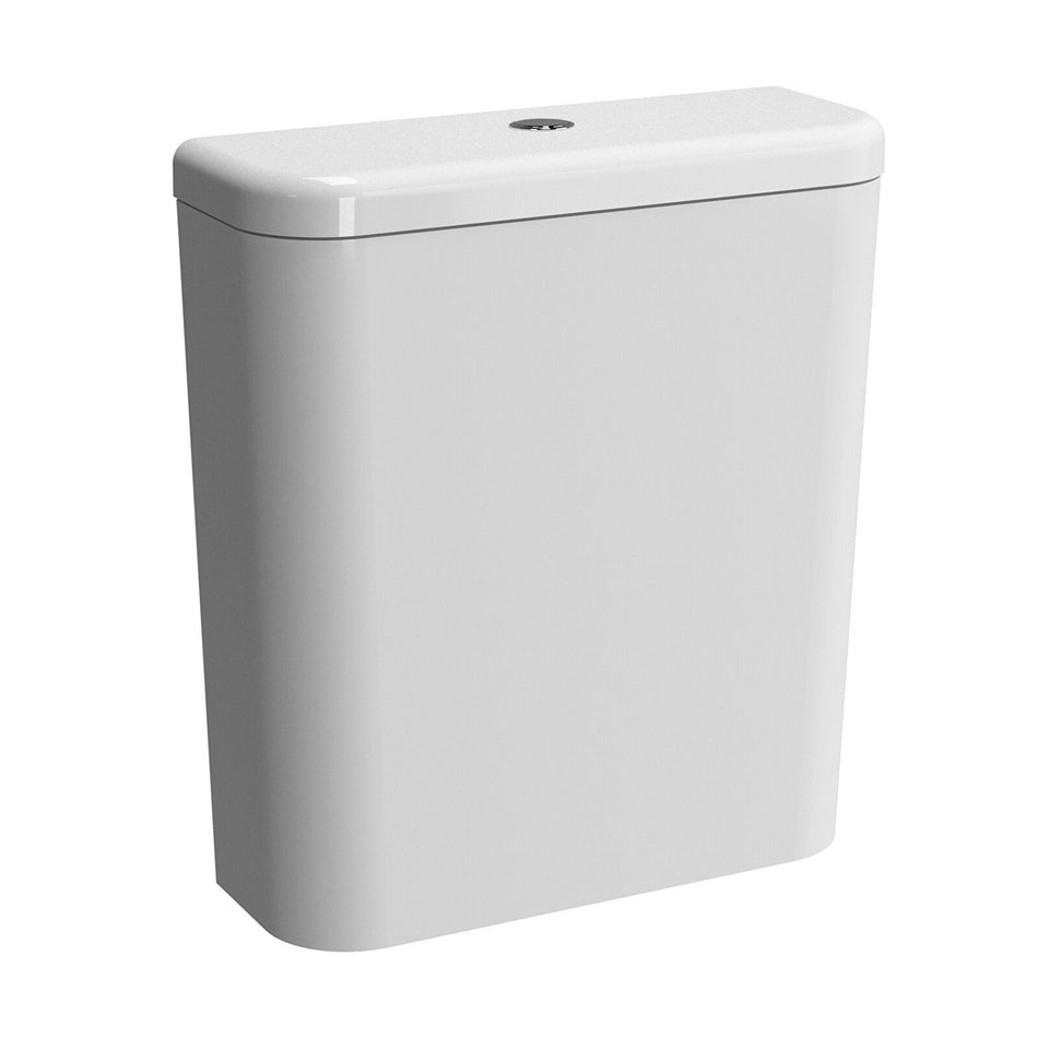 Vitra Zentrum Single Flush Close Coupled Cistern - White