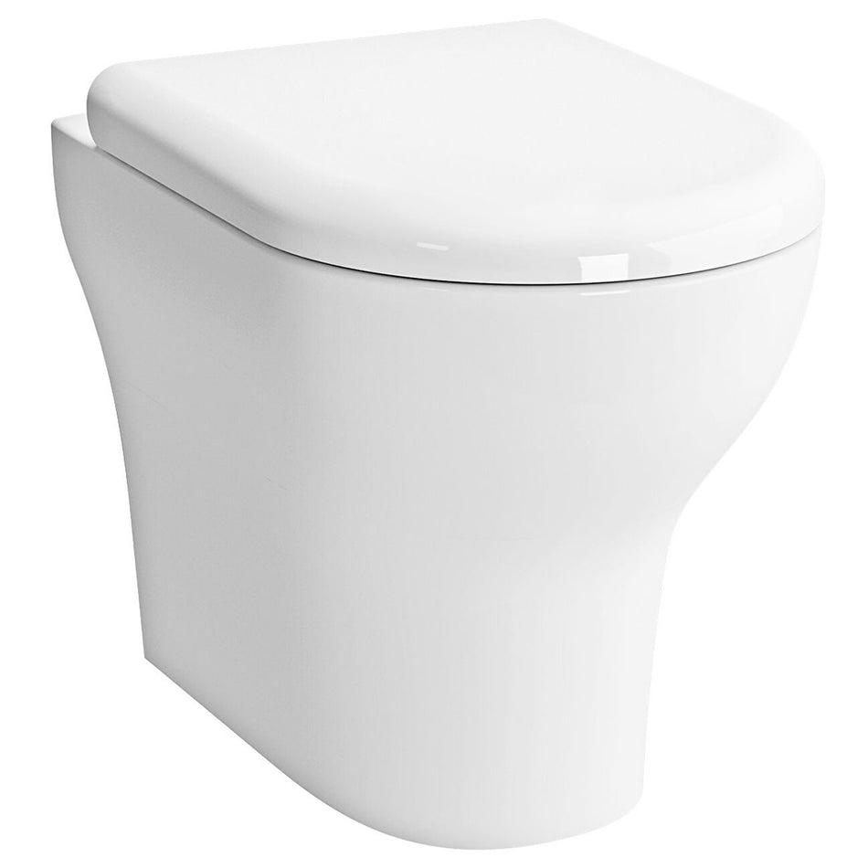 Vitra Zentrum Back To Wall Toilet Pan - White