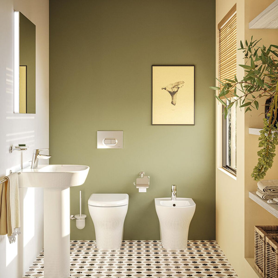 Vitra Zentrum Back To Wall Toilet Pan - White