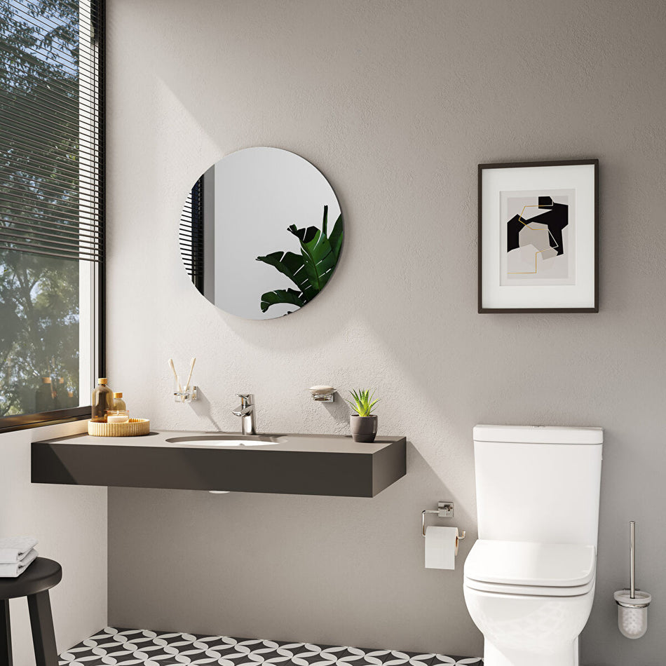 Vitra S20 Undercounter Basin - 470mm Wide - No Tap Hole - White