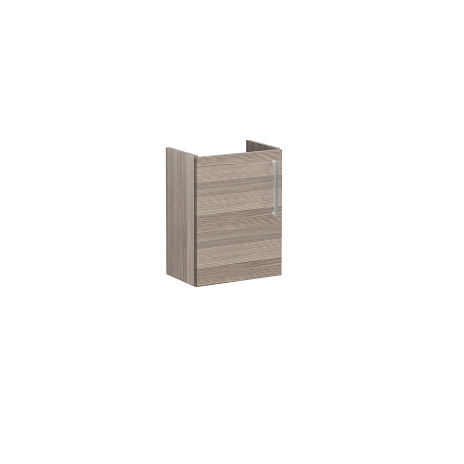 Vitra Root Flat Compact 1 Door Wall Hung Vanity Unit Basin - 416mm Wide - 1 RH TH