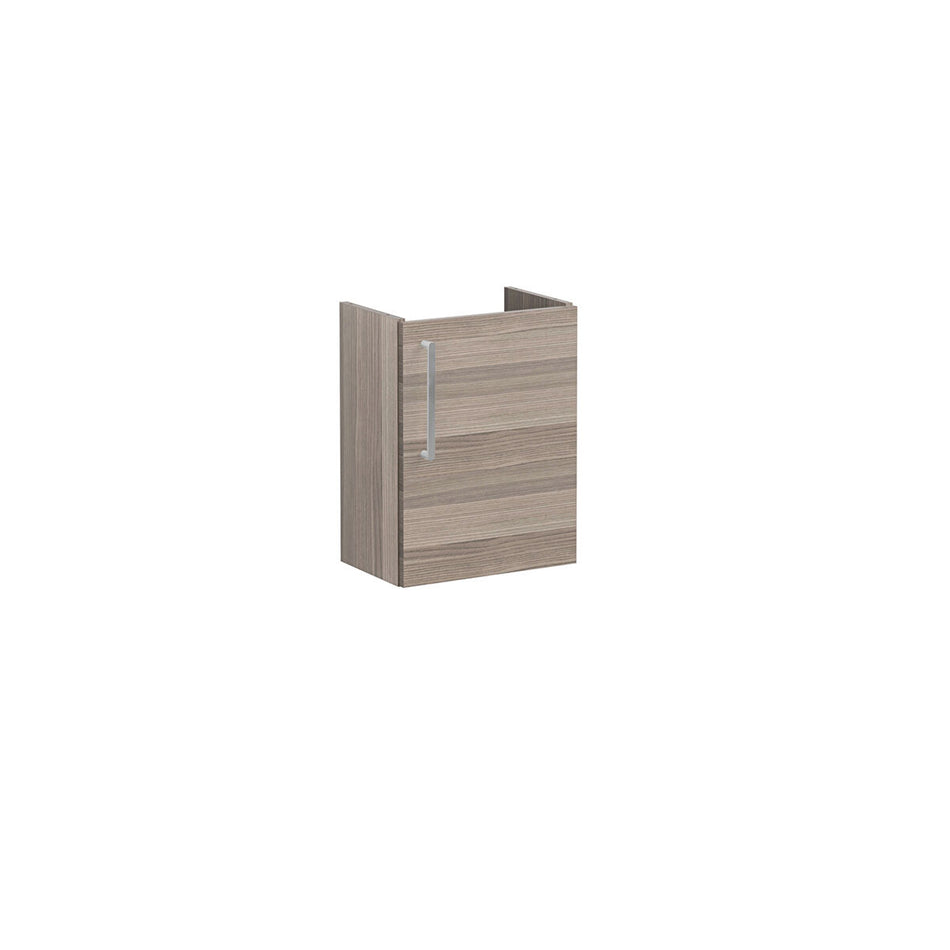 Vitra Root Flat Compact 1 Door Wall Hung Vanity Unit Basin - 416mm Wide - 1 RH TH
