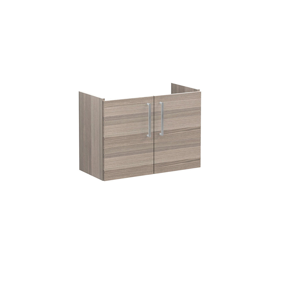 Vitra Root Flat Compact 2 Door Wall Hung Vanity Unit With Basin - 564mm Wide - 1 TH