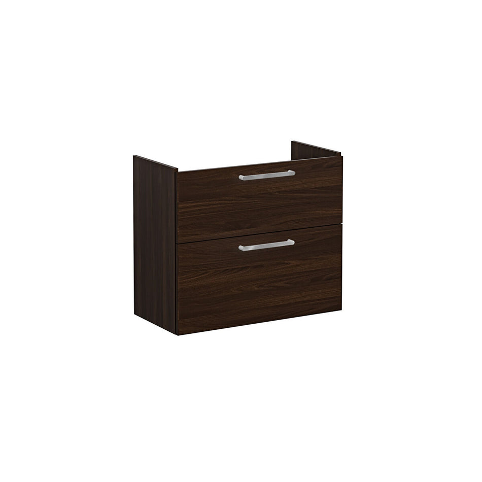 Vitra Root Flat Compact 2 Drawer Wall Hung Vanity Unit With Basin - 764mm Wide - 1 TH