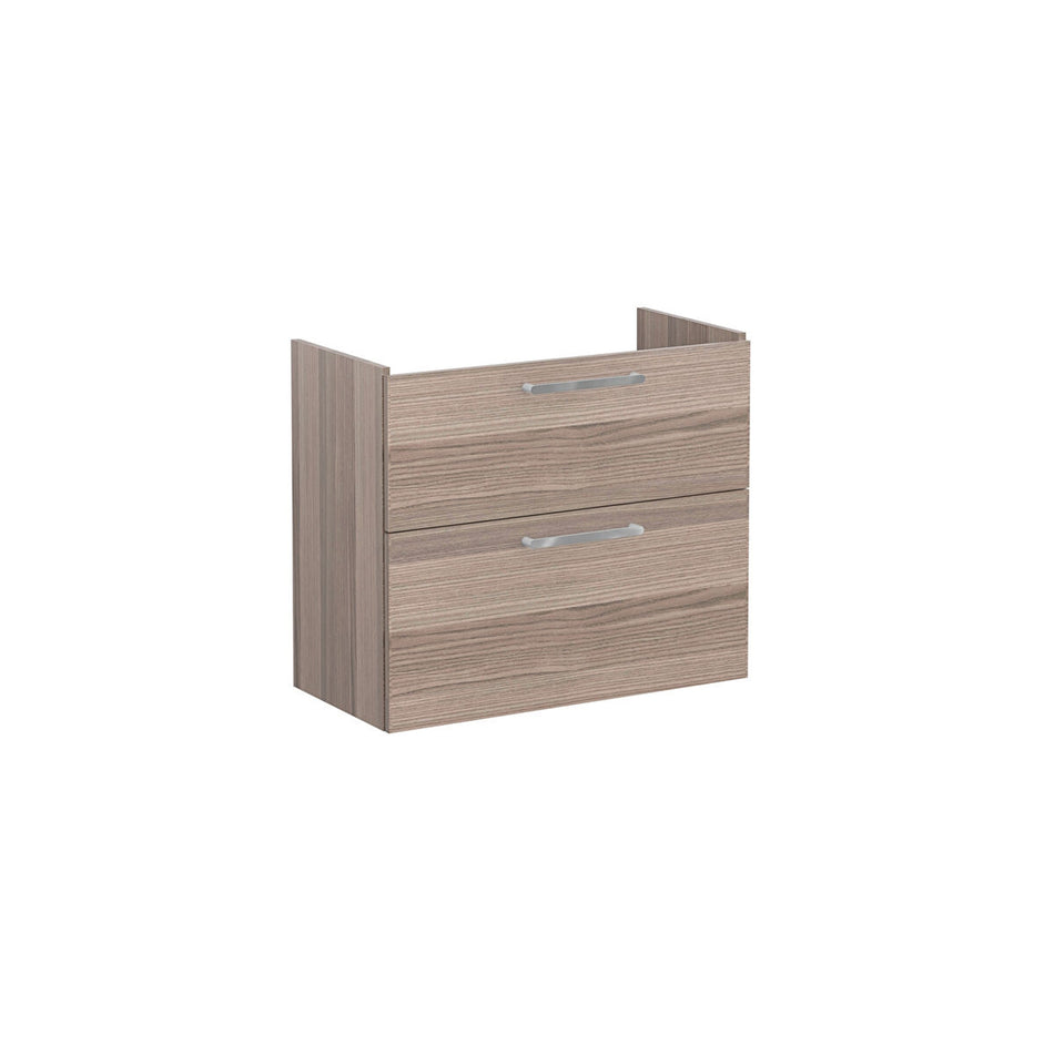 Vitra Root Flat Compact 2 Drawer Wall Hung Vanity Unit With Basin - 764mm Wide - 1 TH