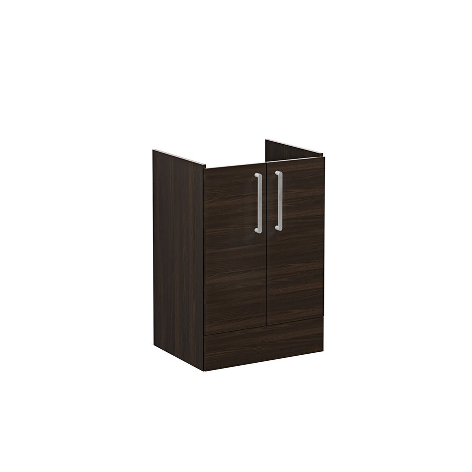 Vitra Root Flat 2 Door Floorstanding Vanity Unit With Basin - 564mm Wide - 1 TH