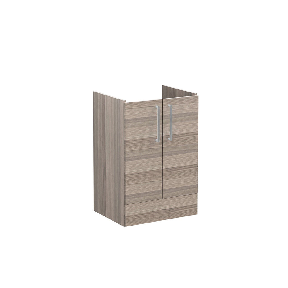 Vitra Root Flat 2 Door Floorstanding Vanity Unit With Basin - 564mm Wide - 1 TH
