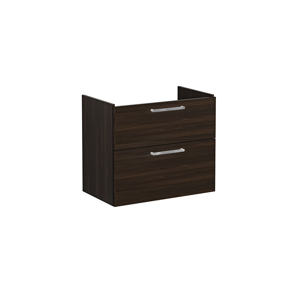 Vitra Root Flat 2 Drawer Wall Hung Vanity Unit With Basin - 764mm Wide - 1 TH
