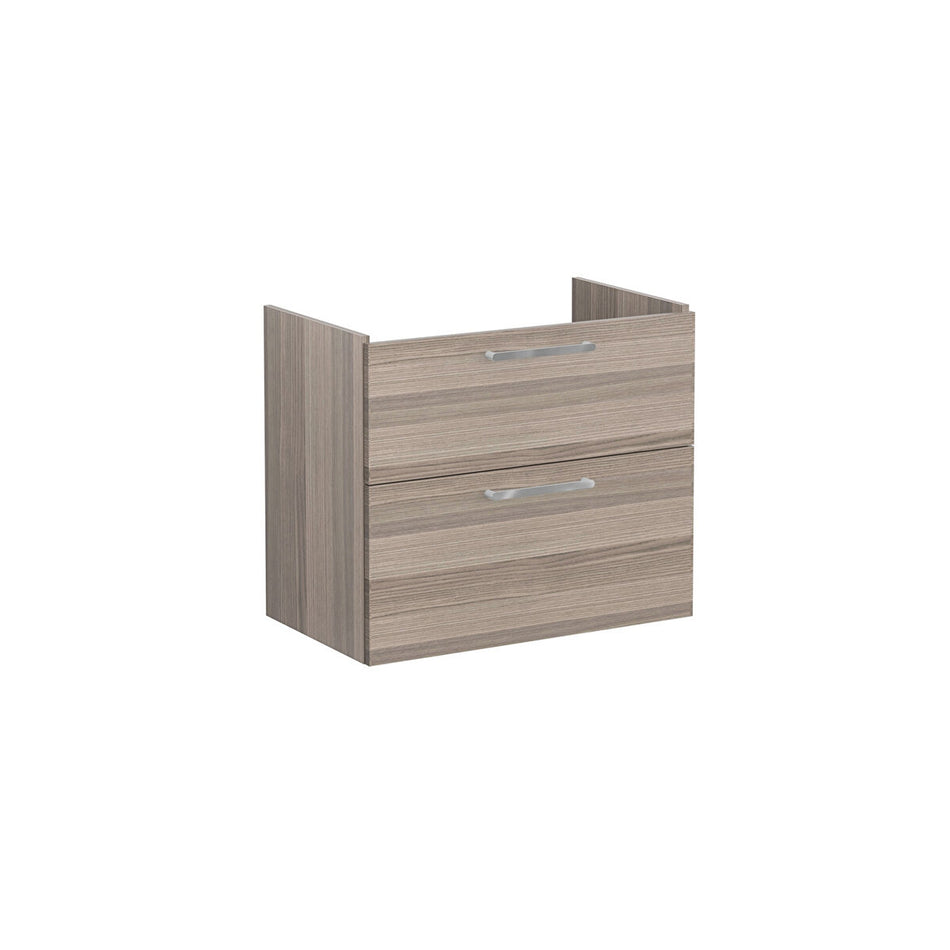 Vitra Root Flat 2 Drawer Wall Hung Vanity Unit With Basin - 764mm Wide - 1 TH