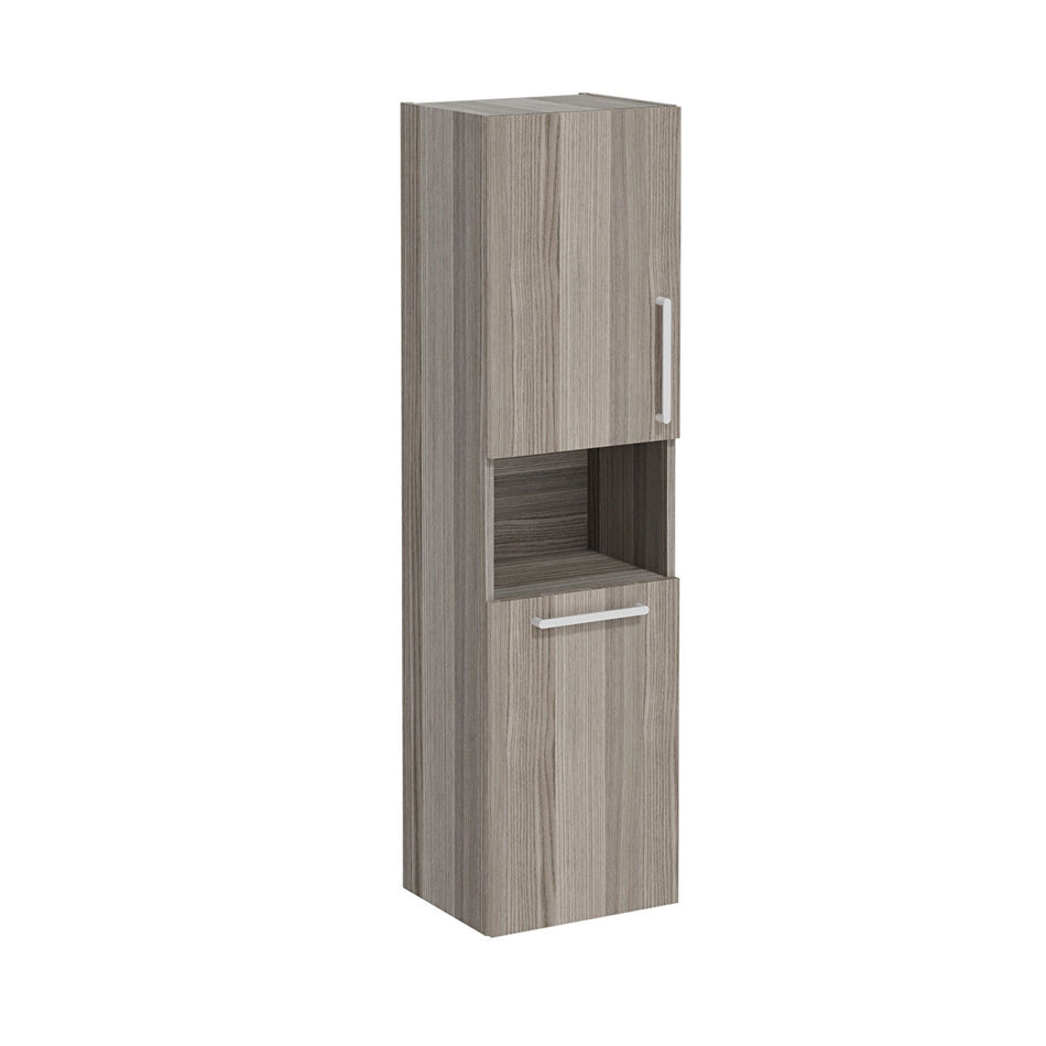 Vitra Root Flat 2 Door Tall Storage Unit With Laundry Basket - 1550mm High