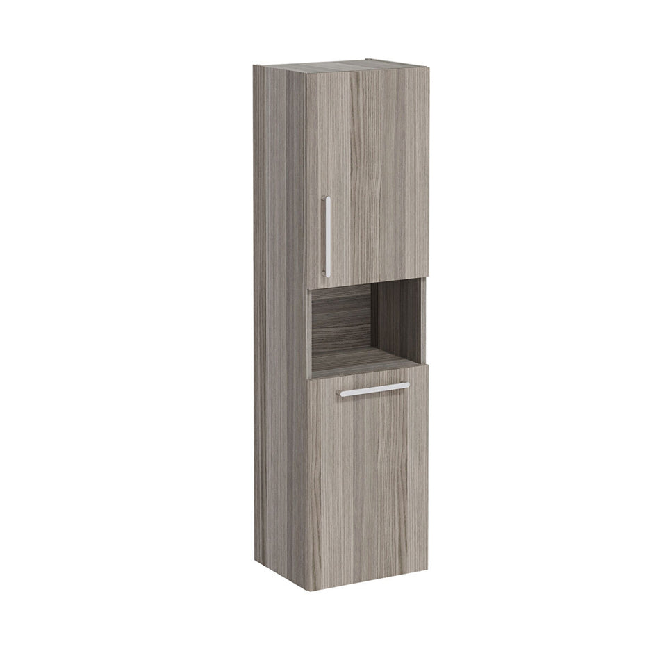 Vitra Root Flat 2 Door Tall Storage Unit With Laundry Basket - 1550mm High