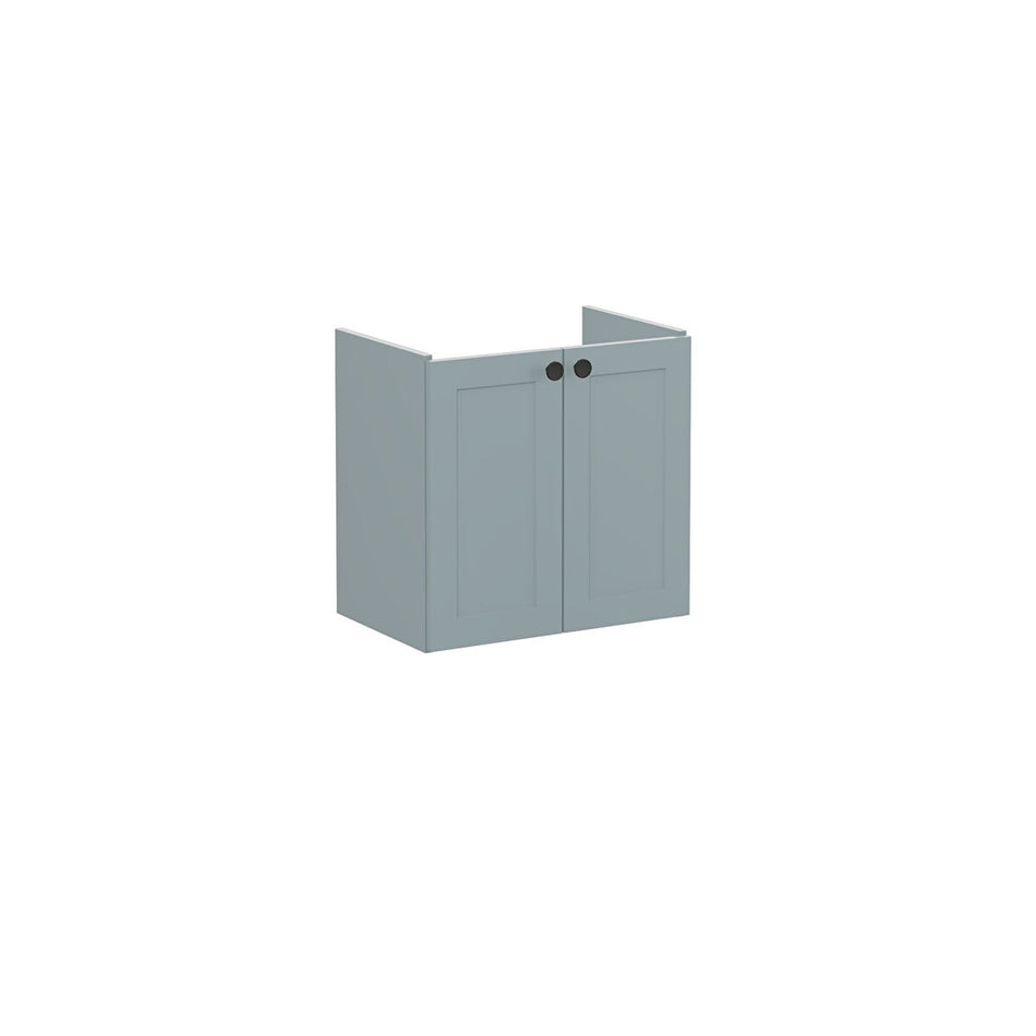 Vitra Root Classic Compact 2 Door Wall Hung Vanity Unit With Basin - 564mm Wide - 1 TH