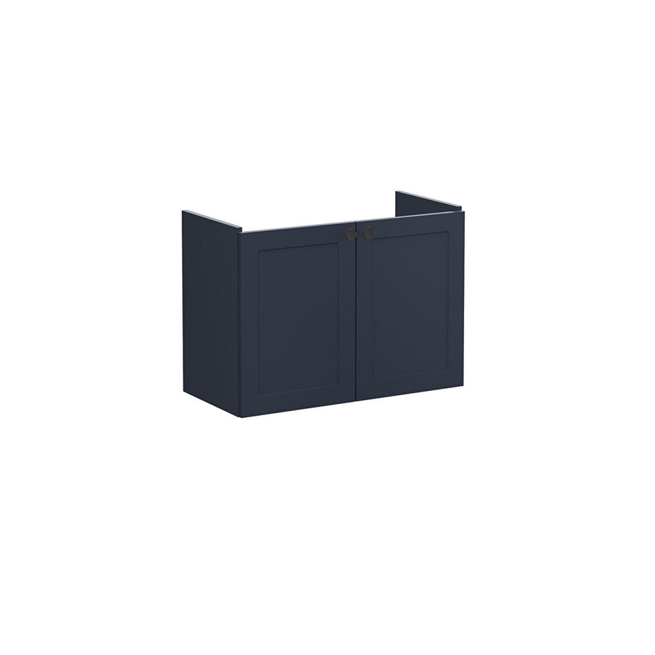 Vitra Root Classic 2 Door Compact Wall Hung Vanity Unit With Basin - 764mm Wide - 1 TH