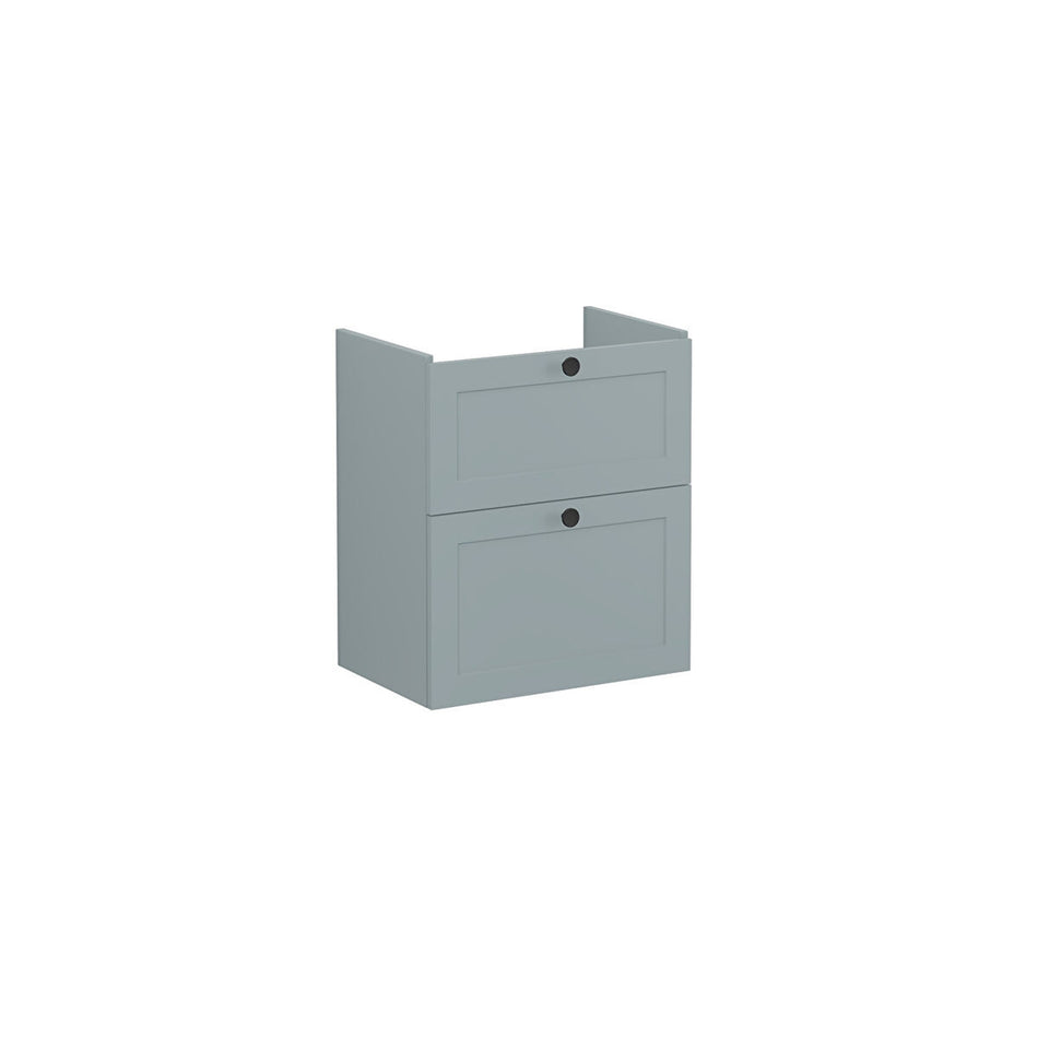 Vitra Root Classic Compact 2 Drawer Wall Hung Vanity Unit With Basin - 564mm Wide - 1 TH