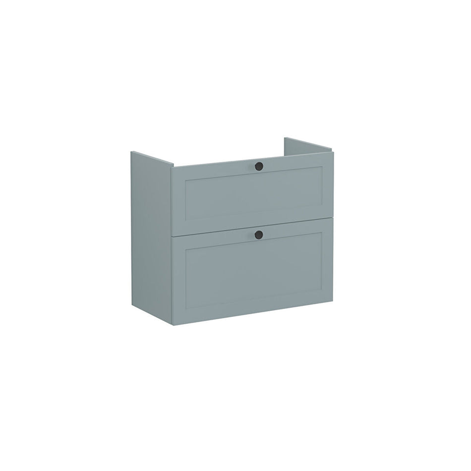 Vitra Root Classic Compact 2 Drawer Wall Hung Vanity Unit With Basin - 764mm Wide - 1 TH