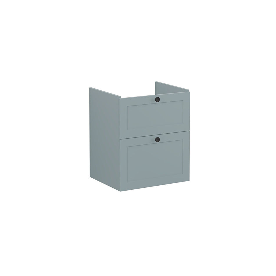 Vitra Root Classic 2 Drawer Wall Hung Vanity Unit With Basin - 564mm Wide - 1 TH