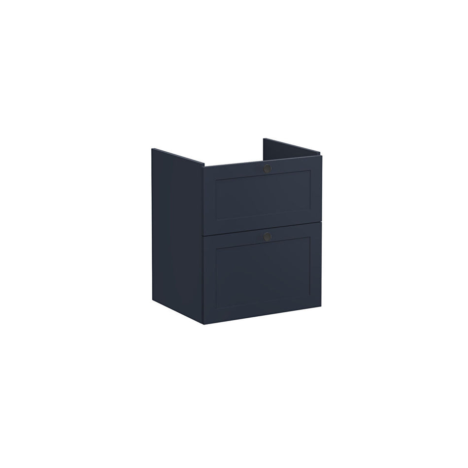 Vitra Root Classic 2 Drawer Wall Hung Vanity Unit With Basin - 564mm Wide - 1 TH