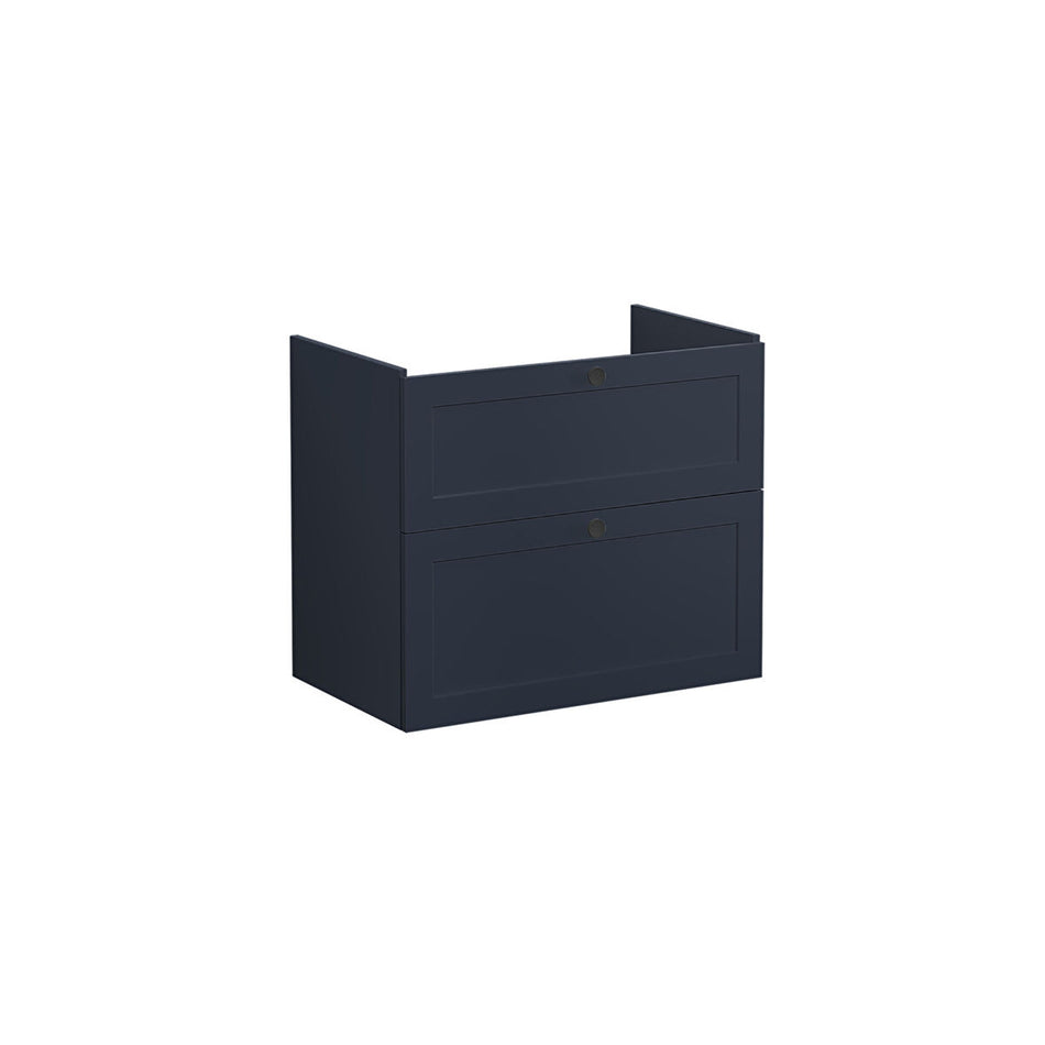 Vitra Root Classic 2 Drawer Wall Hung Vanity Unit With Basin - 764mm Wide - 1 TH