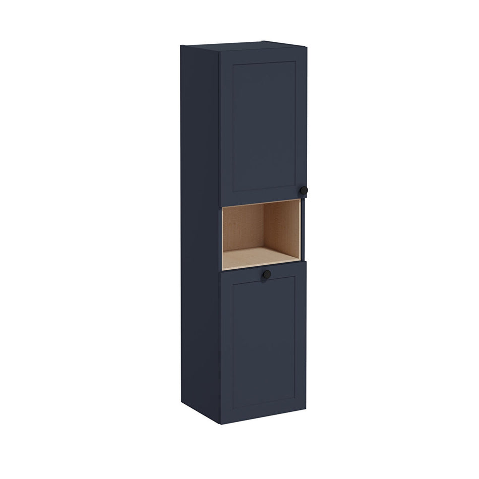 Vitra Root Classic 2 Door Tall Storage Unit With Laundry Basket - 416mm Wide