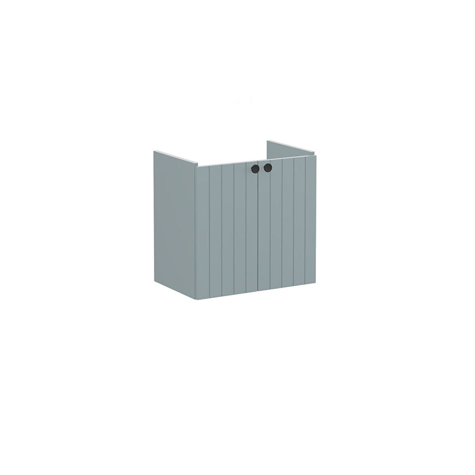 Vitra Root Groove Compact 2 Door Wall Hung Vanity Unit With Basin - 564mm Wide - 1 TH