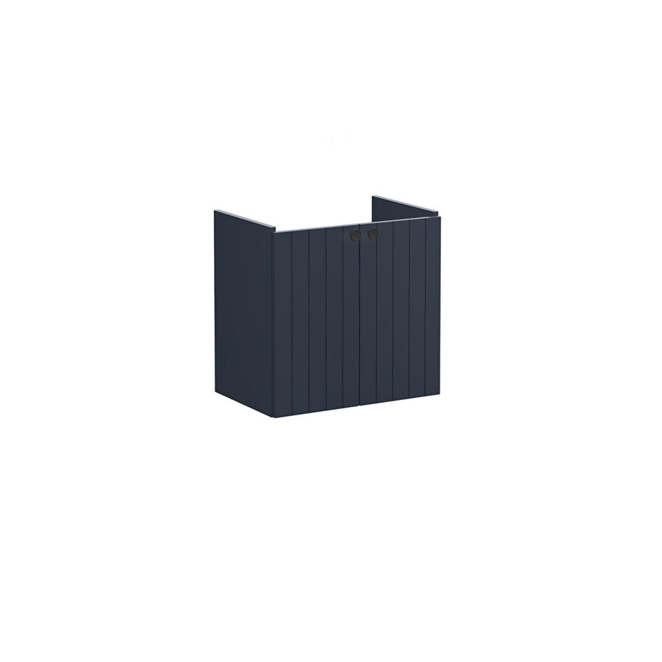 Vitra Root Groove Compact 2 Door Wall Hung Vanity Unit With Basin - 564mm Wide - 1 TH