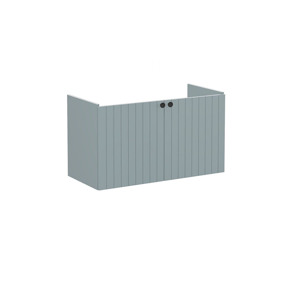 Vitra Root Groove 2 Door Wall Hung Vanity Unit With Basin - 964mm Wide - 1 TH