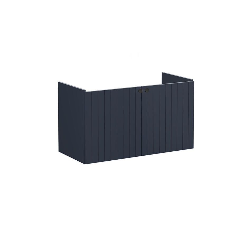 Vitra Root Groove 2 Door Wall Hung Vanity Unit With Basin - 964mm Wide - 1 TH
