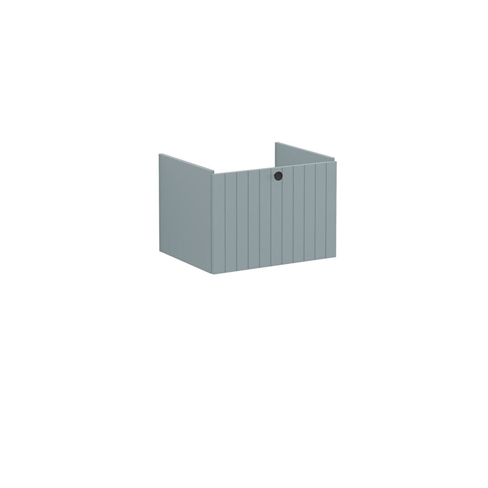 Vitra Root Groove 1 Drawer Wall Hung Vanity Unit With Basin - 564mm Wide - 1 TH