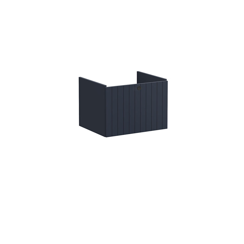 Vitra Root Groove 1 Drawer Wall Hung Vanity Unit With Basin - 564mm Wide - 1 TH