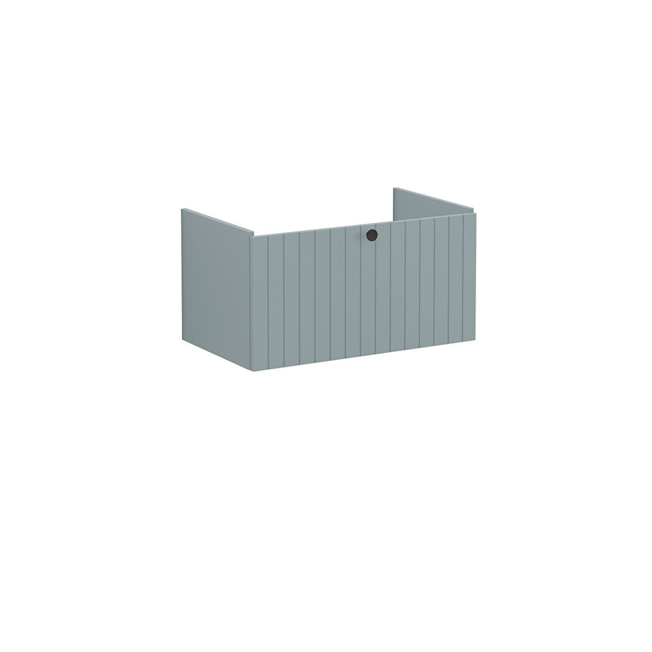 Vitra Root Groove 1 Drawer Wall Hung Vanity Unit With Basin - 764mm Wide - 1 TH