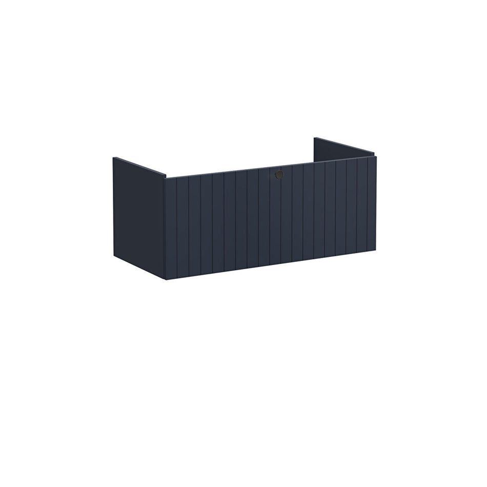Vitra Root Groove 1 Drawer Wall Hung Vanity Unit With Basin - 964mm Wide - 1 TH