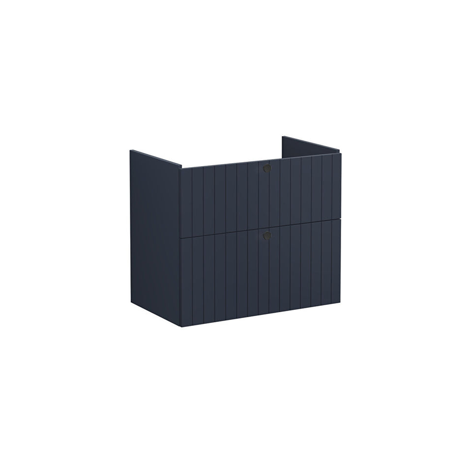 Vitra Root Groove 2 Drawer Wall Hung Vanity Unit With Basin - 764mm Wide - 1 TH