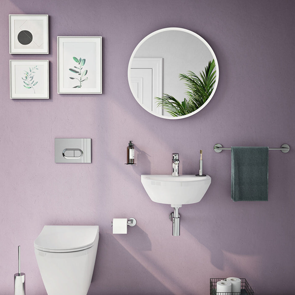 Vitra Integra Short Projection Rimless Wall Hung Toilet Pan Only - White