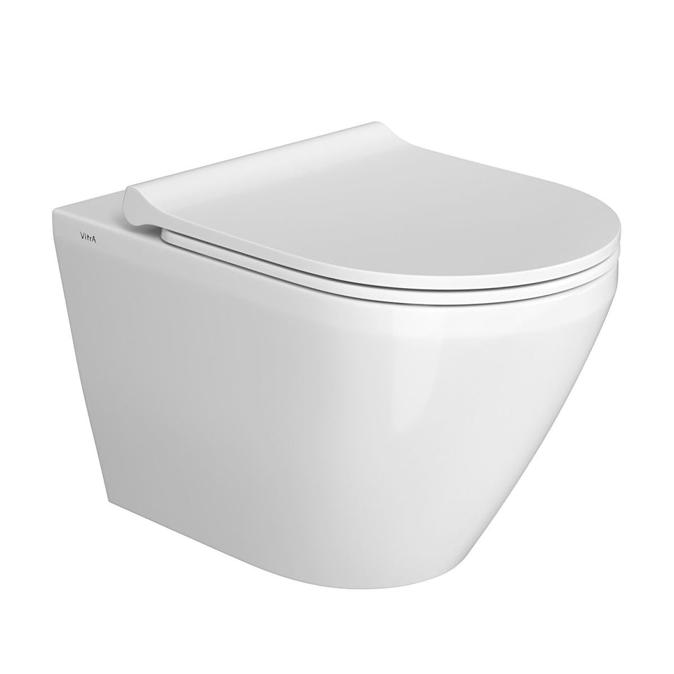 Vitra Integra Rimless Wall Hung Toilet Pan Only - White