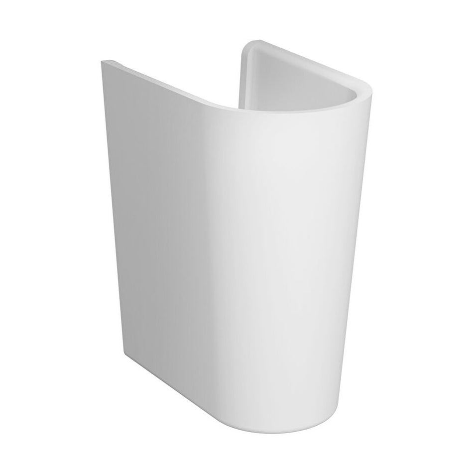 VitrA Integra Rectangular Wall Hung Basin - 450mm Wide - 1 Tap Hole - White