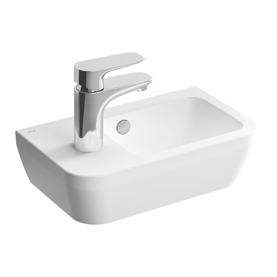 VitrA Integra Cloakroom Wall Hung Basin - 370mm Wide - White