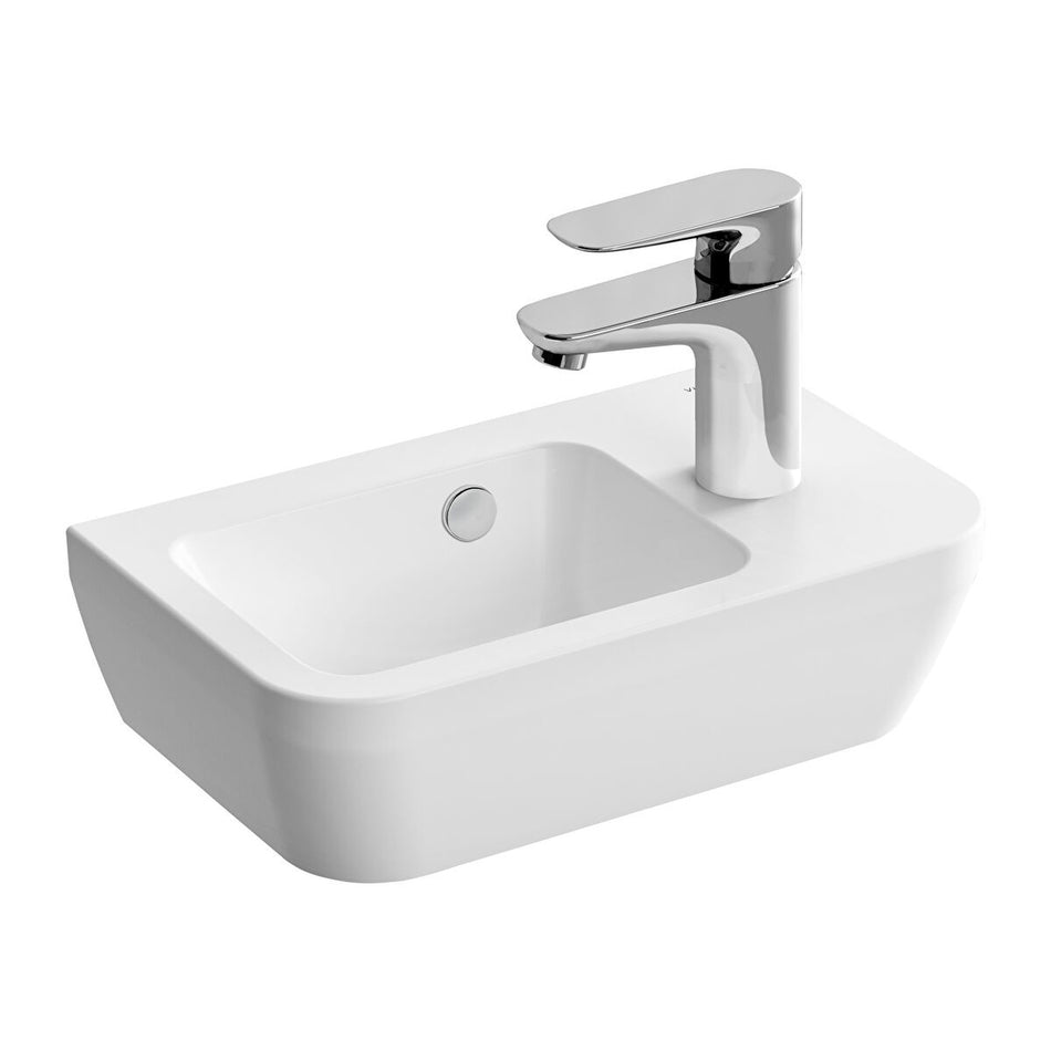 VitrA Integra Cloakroom Wall Hung Basin - 370mm Wide - White