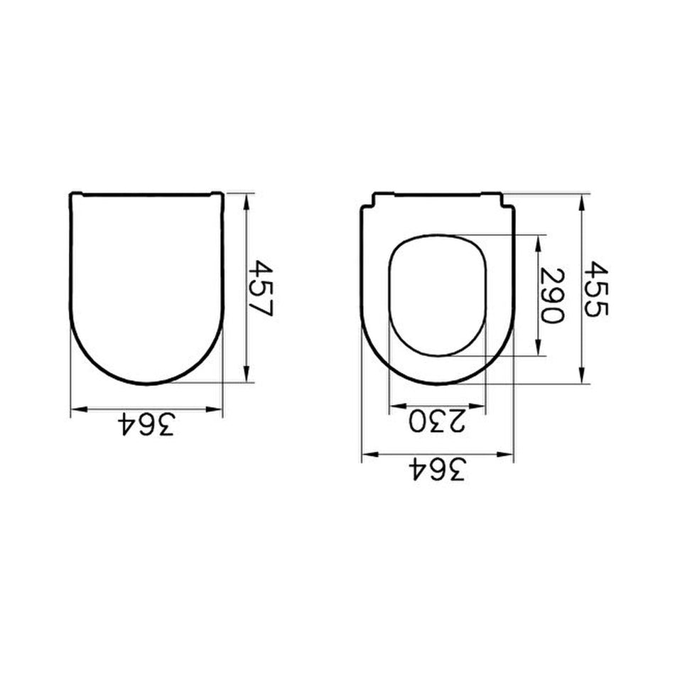 Vitra Integra Wall Hung Toilet Pan - White