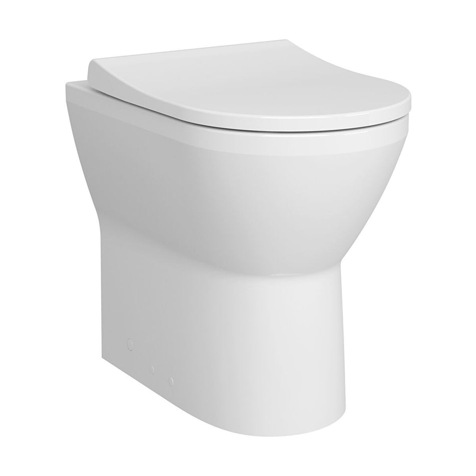 VitrA Integra Rimless Comfort Height Back to Wall Toilet Pan - White