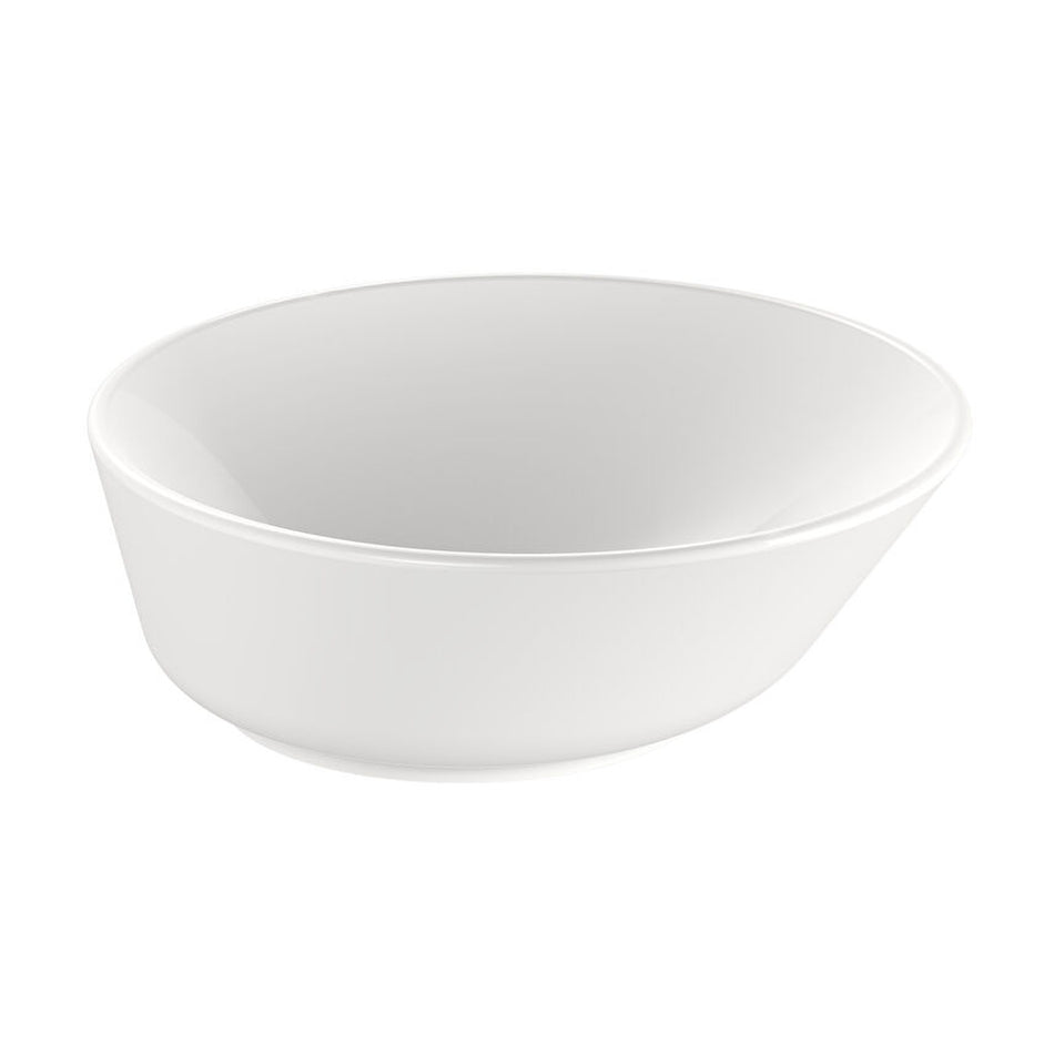 VitrA Geo Oval Countertop Basin - 380mm Wide - No Tap Hole - White