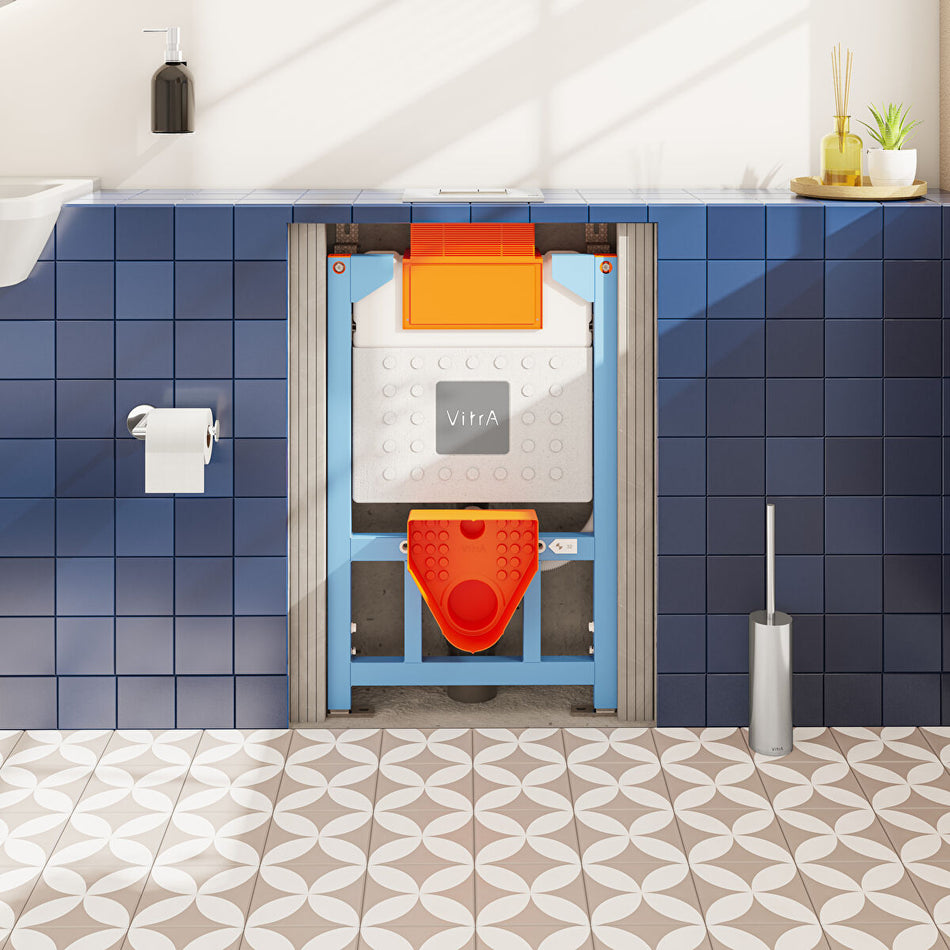 Vitra V-Fix Core Wall Hung Toilet Frame With Concealed Cistern - 820mm High